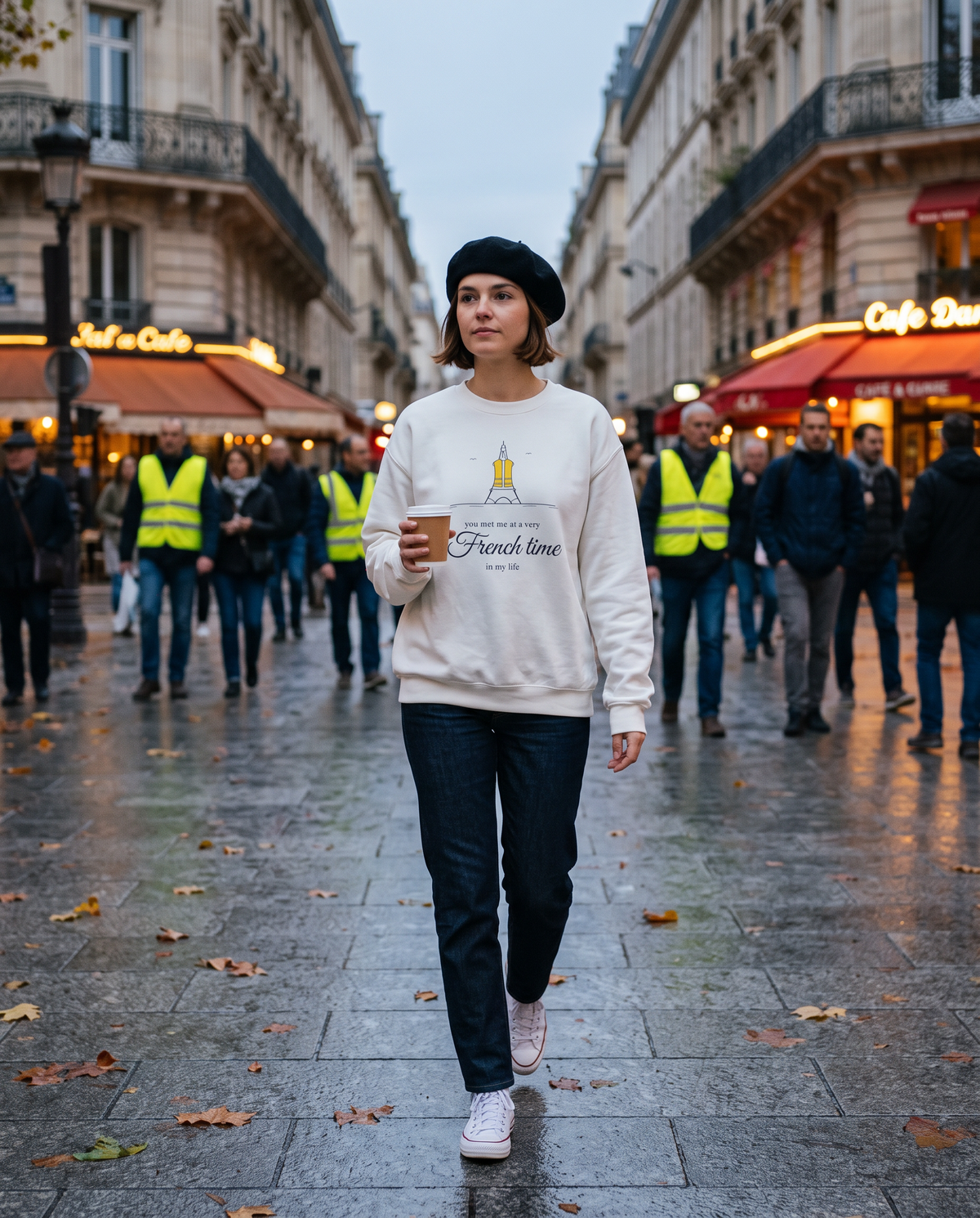 French Time Crewneck