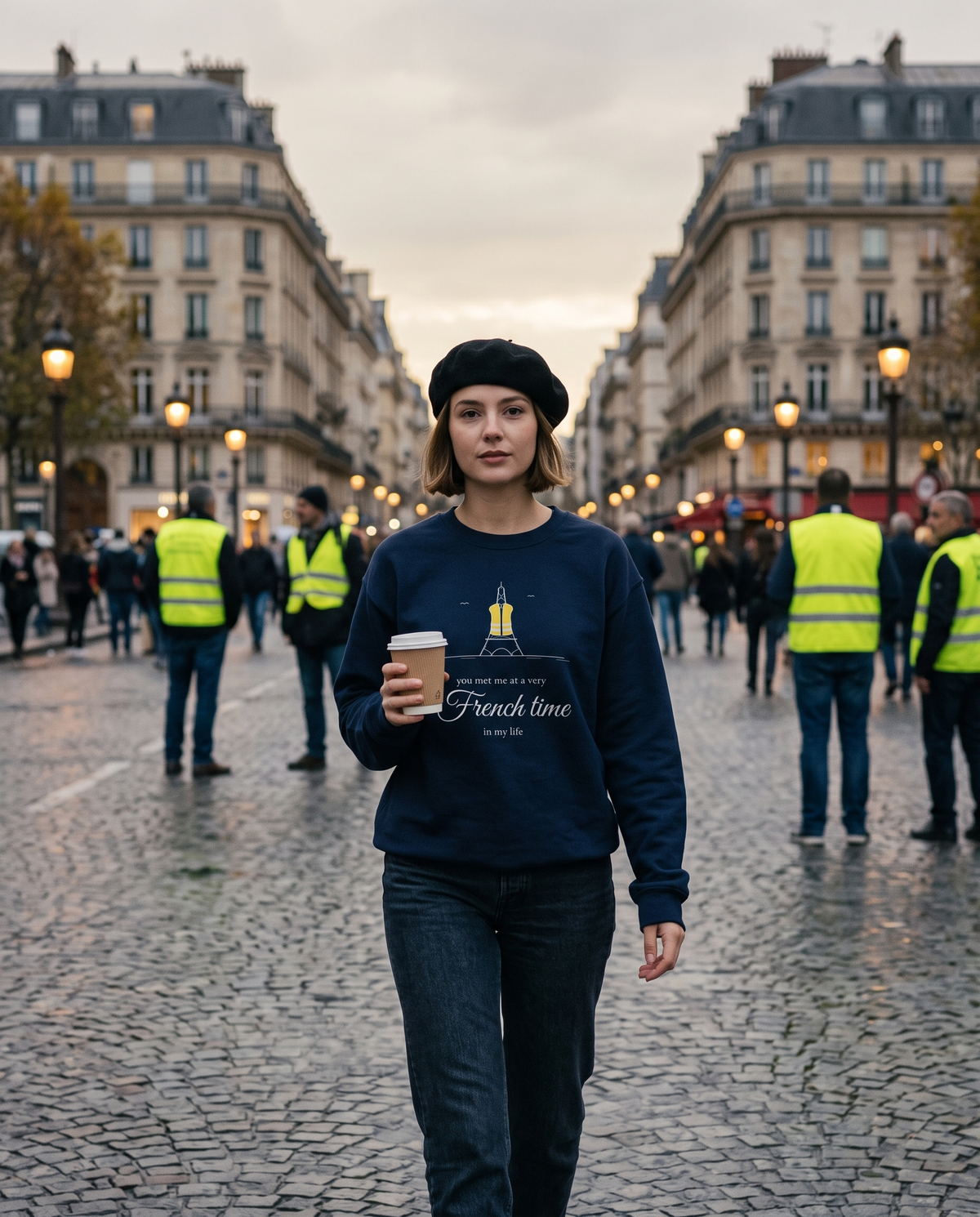 French Time Crewneck