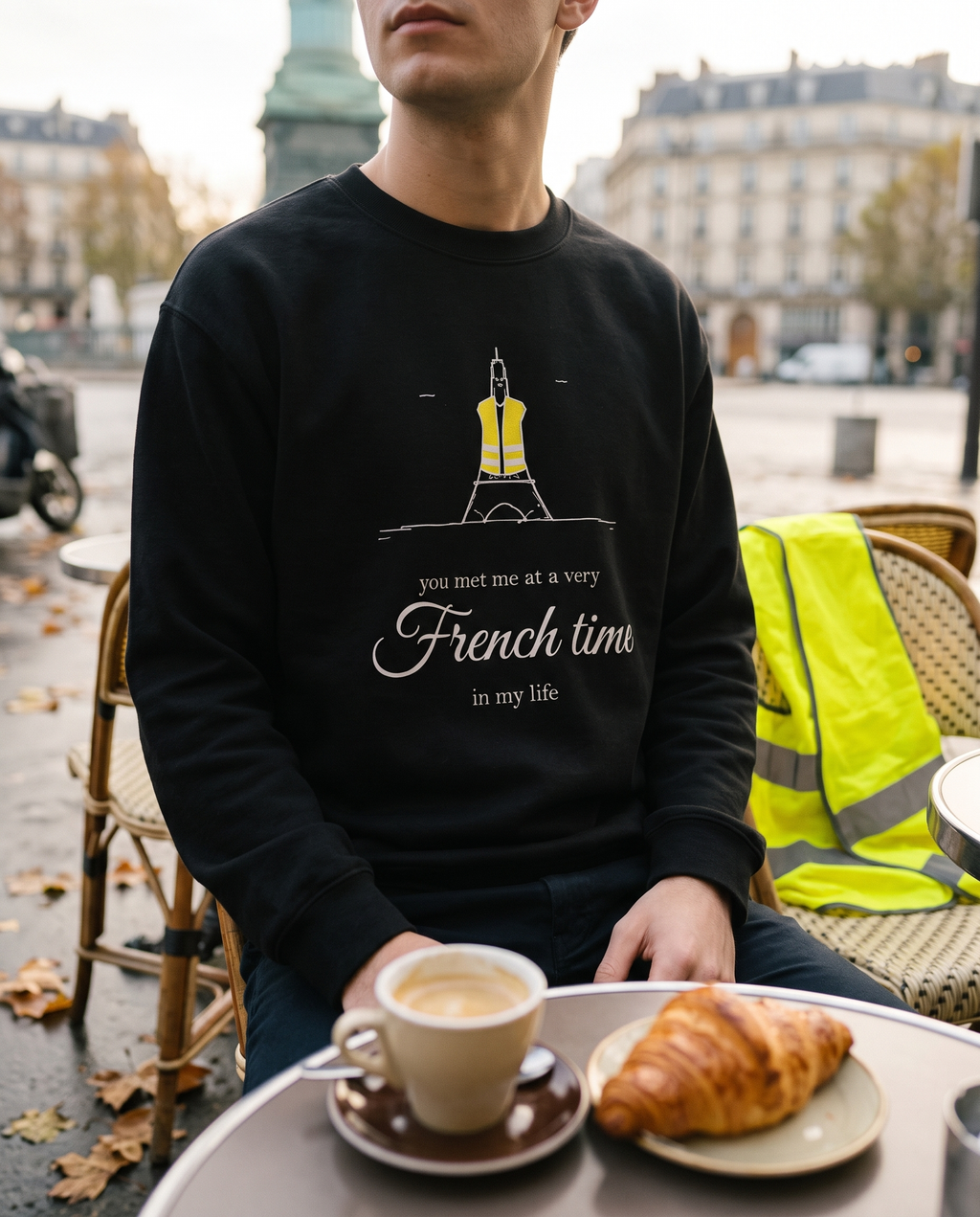 French Time Crewneck